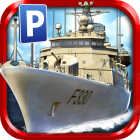 3D Boat Parking Simulator Game - Real Navy Sailing Driving Test Run Park Sim Games