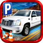 3D Limo Parking Simulator - Real Limousine and Monster Car Driving Test Sim Racing Games 