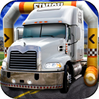 3D Truck Parking Simulator Game - Real Trucker Driving Test Run Car Park Sim Racing Games