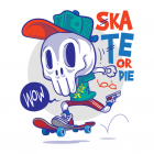 Animated Skeleton Stickers