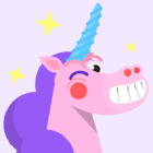 Moncho the Unicorn  Animated Stickers