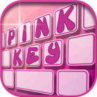 Pink Keyboard Maker  Custom Color Keyboard with Cute Backgrounds and Font Changer with Emoji.s