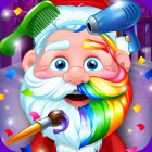 Santa Kids Hair Salon - Christmas Makeover Games