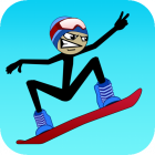Stickman Snowboarder