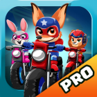 Super Hero Pets Biker Race 3.0  Infinity Stunt Bike Games for Pro